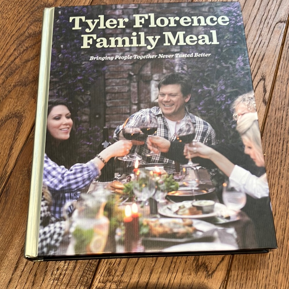 Tyler Florence Family Meal - hard covered cook book